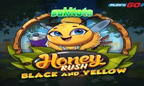 Honey Rush Black and Yellow slot gameplay interface
